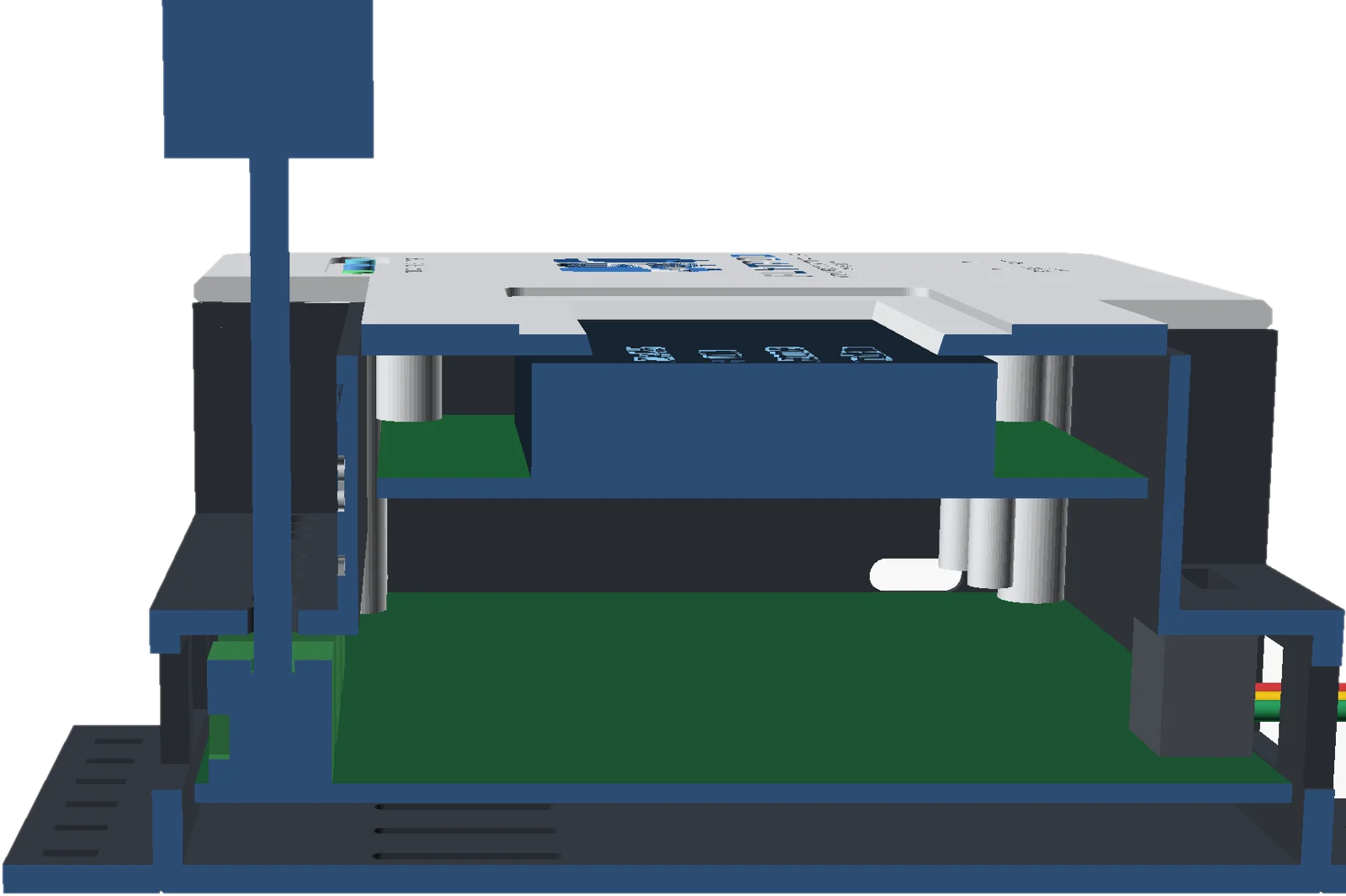 Cut-away section of the FlytPod enclosure